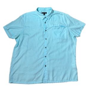 I.N.C. INTERNATIONAL CONCEPTS
Men's Regular-Fit Solid shirt | Aqua Flash | XXL
